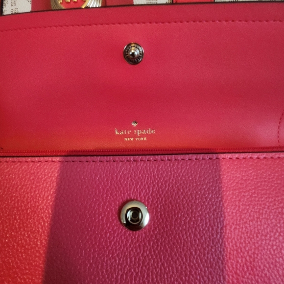 Kate Spade Envelop Wallet-Pink Peppe - Picture 4 of 11